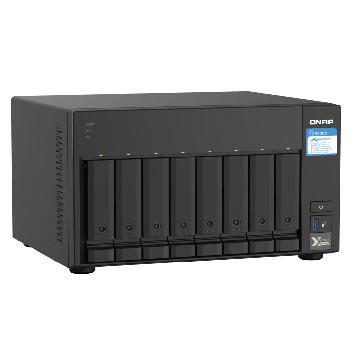 QNAP TS-832PX NAS Torre Annapurna Labs AL324 4 GB DDR4 0 TB QNAP…