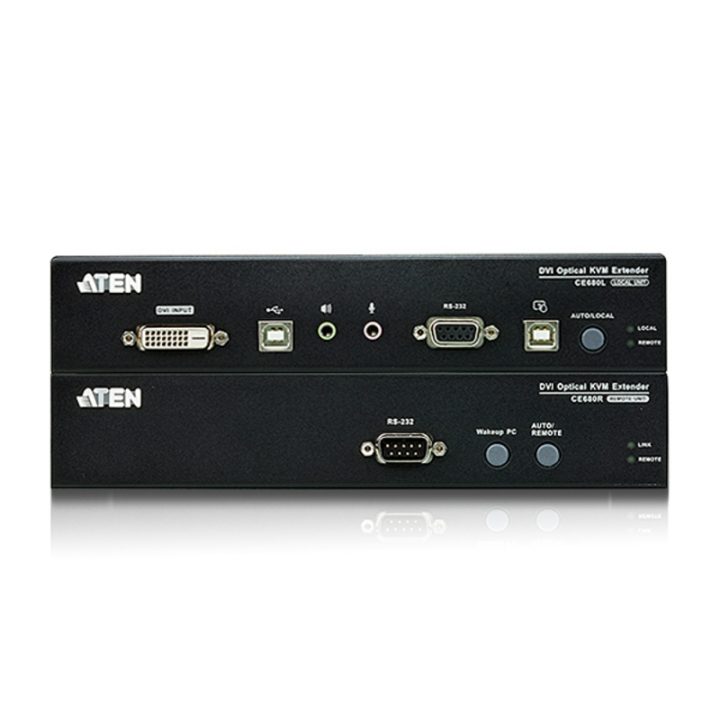 Extensor KVM óptico DVI USB ATEN (1920 x 1200 a 600m)