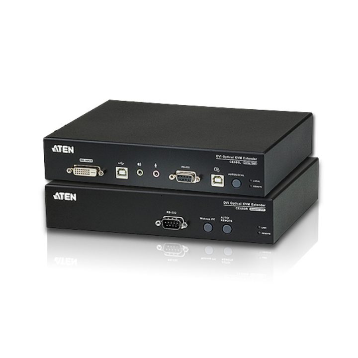 Extensor KVM óptico DVI USB ATEN (1920 x 1200 a 600m)