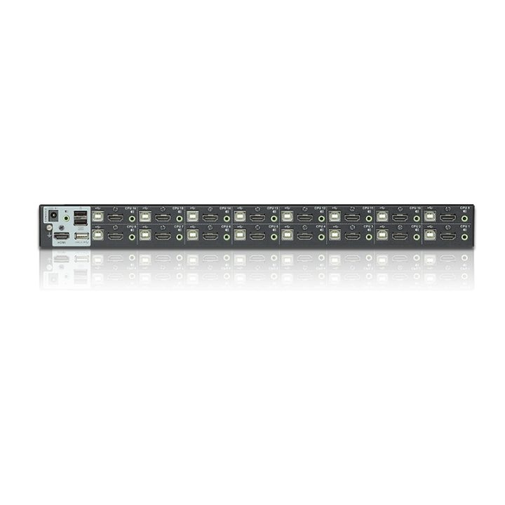 ATEN Switch KVM HDMI/Áudio USB de 16 portas