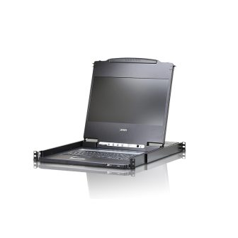ATEN Consola LCD single rail (HDMI / DVI / VGA, USB)
