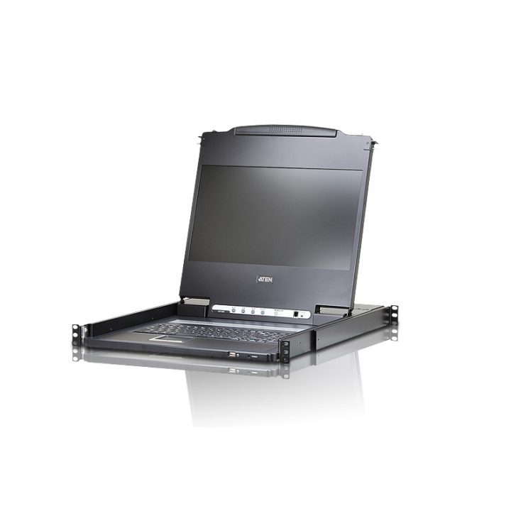 ATEN Single Rail LCD Console (HDMI / DVI / VGA, USB)