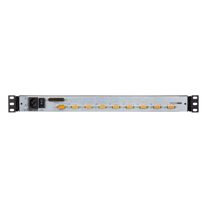 ATEN Dual Rail LCD Console with Integrated 8-Port VGA PS/2-USB KVM…