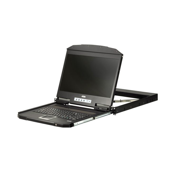 ATEN Low-Profile Single-Rail Widescreen LCD Console (HDMI, USB)