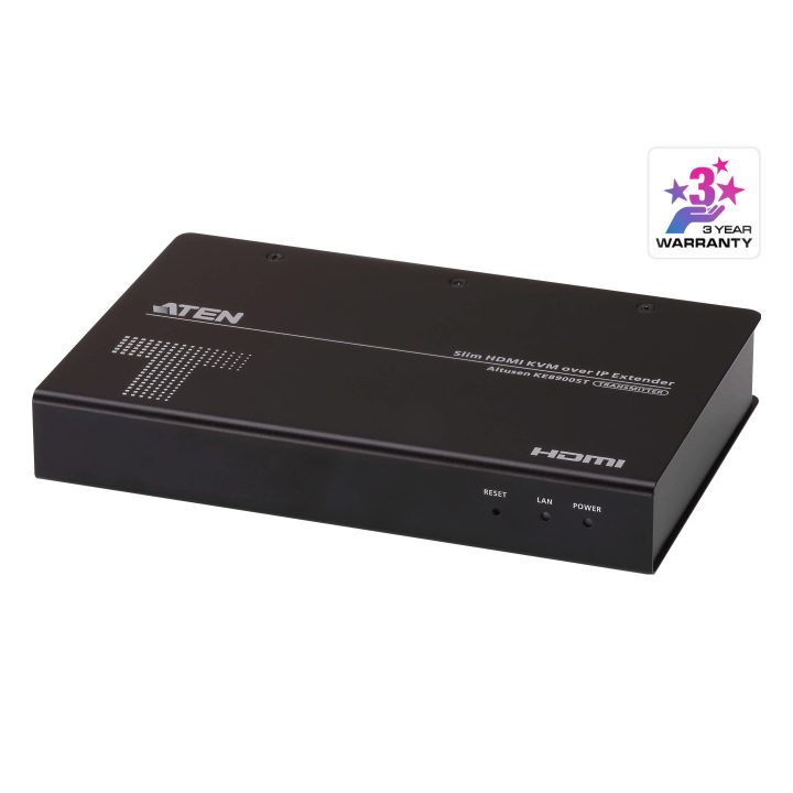 ATEN Transmissor KVM por IP HDMI de ecrã único USB formato compacto