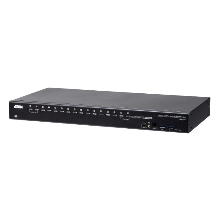 ATEN Switch KVM USB 3.0 4K DisplayPort de 16 portas