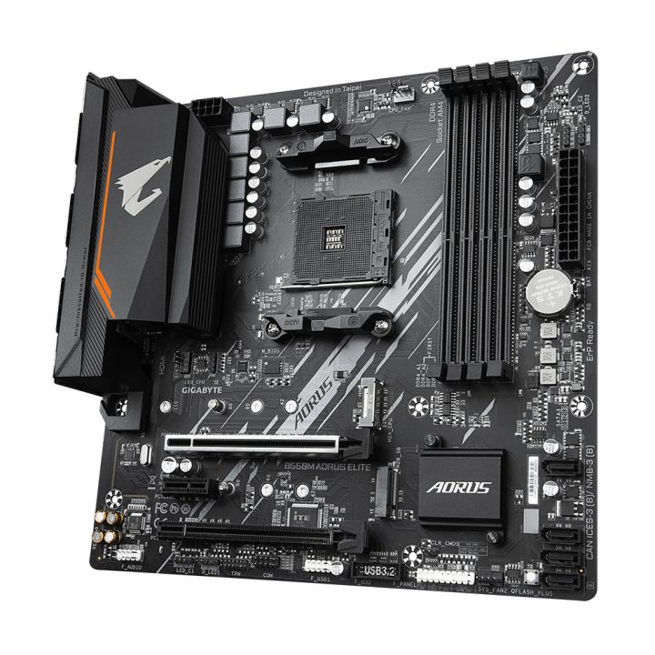 GIGABYTE B550M AORUS ELITE Placa base - Procesadores AMD Ryzen 5000…