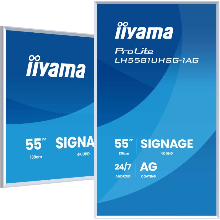 iiyama LH5581UHSG-1AG Signage Display Flat Panel Display for Digital…