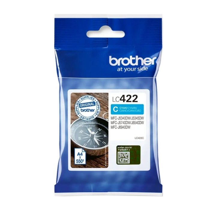 Brother LC422C cartucho de tinta 1 unidade(s) Original Ciano