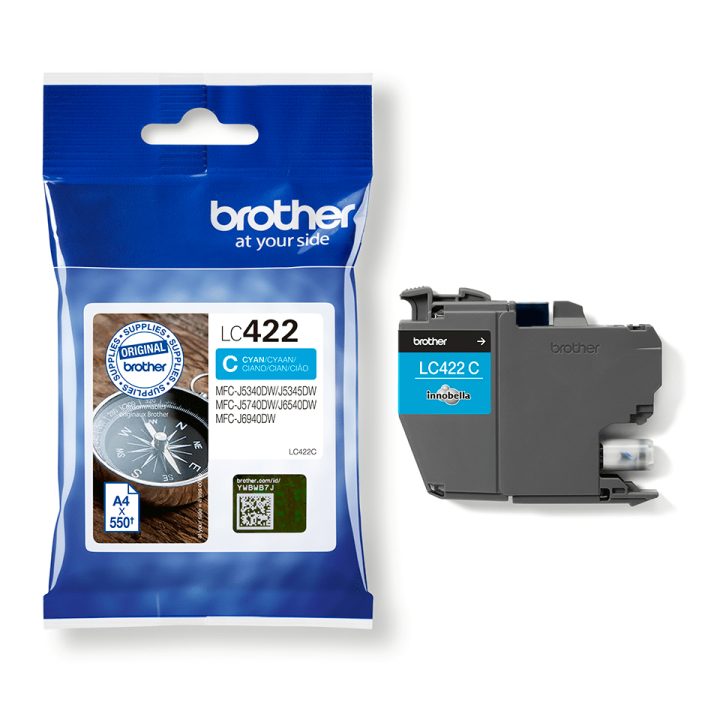 Brother LC422C ink cartridge 1 piece(s) Original Cyan
