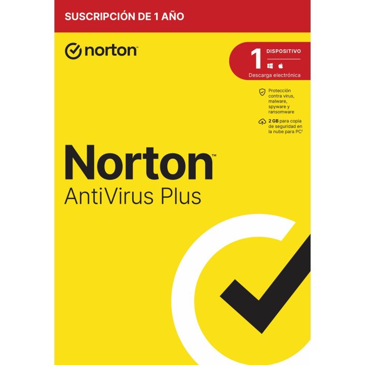 Norton AntiVirus Plus Seguridad de antivirus Base Español 1…