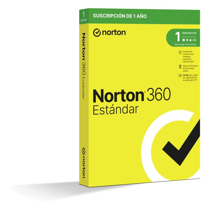 Norton 360 Standard Antivirus Security Base Spanish 1 license(s) 1…