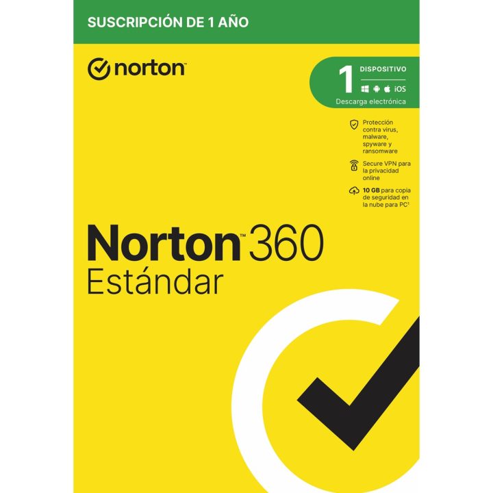 Norton 360 Standard Antivirus Security Base Spanish 1 license(s) 1…