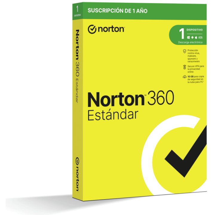 Norton 360 Standard Antivirus Security Base Spanish 1 license(s) 1…
