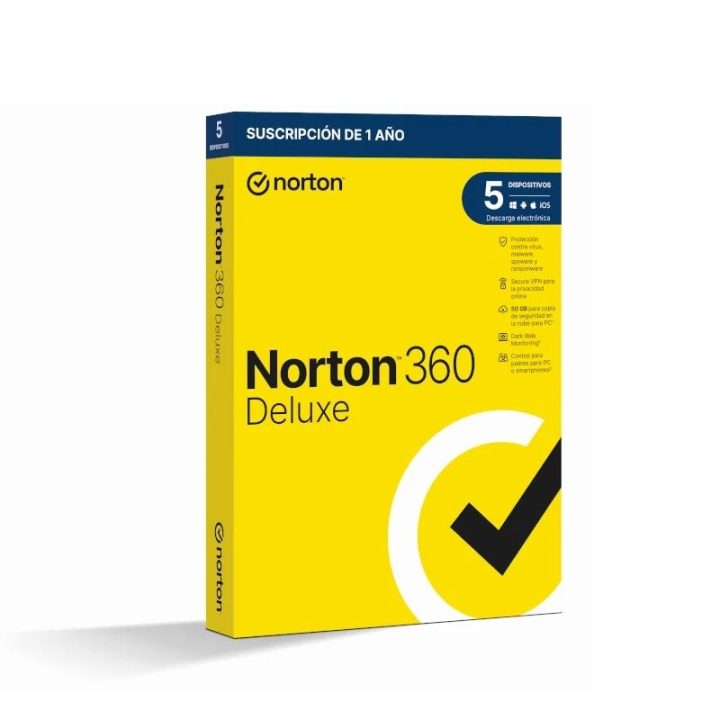 Norton 360 Deluxe Segurança de antivírus Base Português 1 licença(s)…