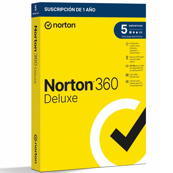 Norton 360 Deluxe Seguridad de antivirus Base Español 1 licencia(s) 1…