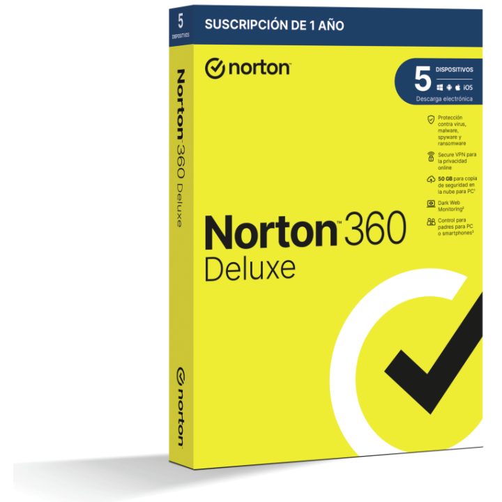 Norton 360 Deluxe Seguridad de antivirus Base Español 1 licencia(s) 1…