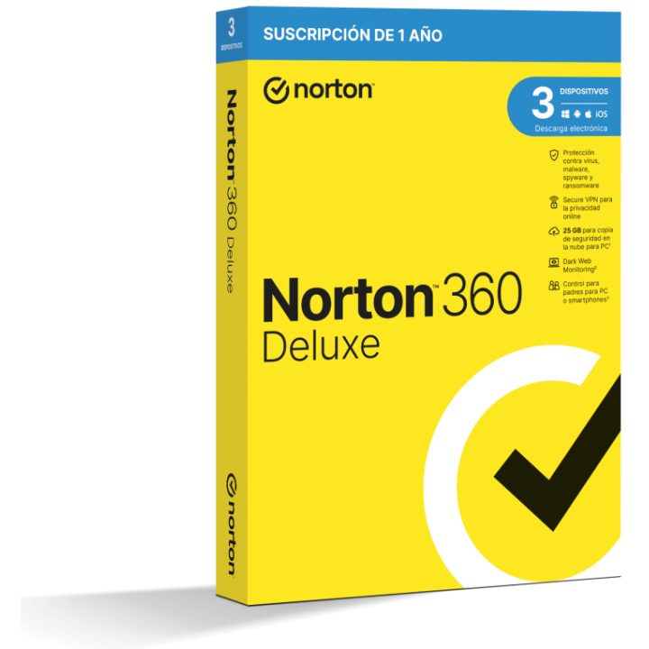 Norton 360 Deluxe Antivirus Security Base Spanish 1 license(s) 1…