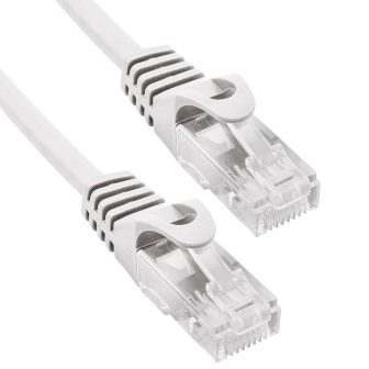Cabo de rede Phasak patch cord RJ45 UTP CAT6 1m cinzento phk 1601