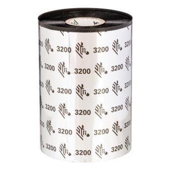 Zebra 3200 Wax/Resin Thermal Transfer Ribbon 450 m Black