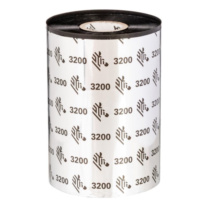 Zebra 3200 Wax/Resin Thermal Transfer Ribbon 450 m Black