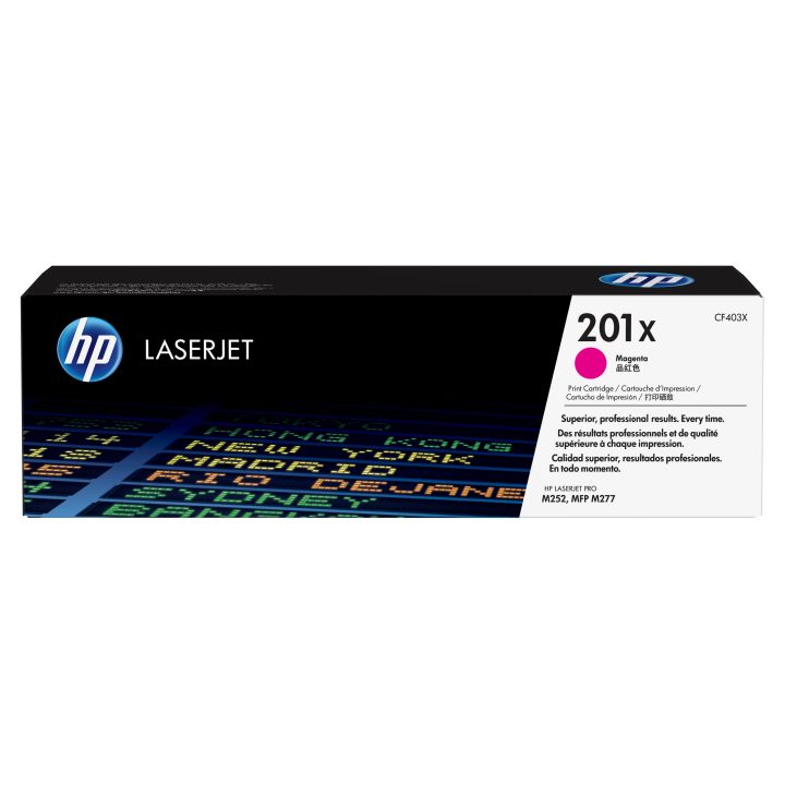 HP Cartucho de tóner original LaserJet 201X magenta de alta capacidade