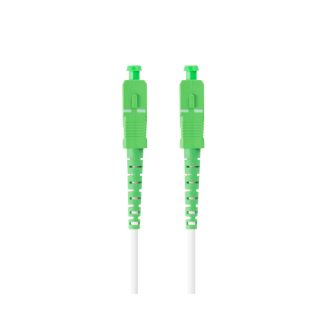 Lanberg 15m Single Simplex G657A2 LSZH White SC-APC Fiber Optic Patch…