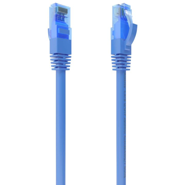 AISENS Cabo de Rede Patch Cord RJ45 Cat.6 UTP AWG26 CCA, Azul, 1,0 m