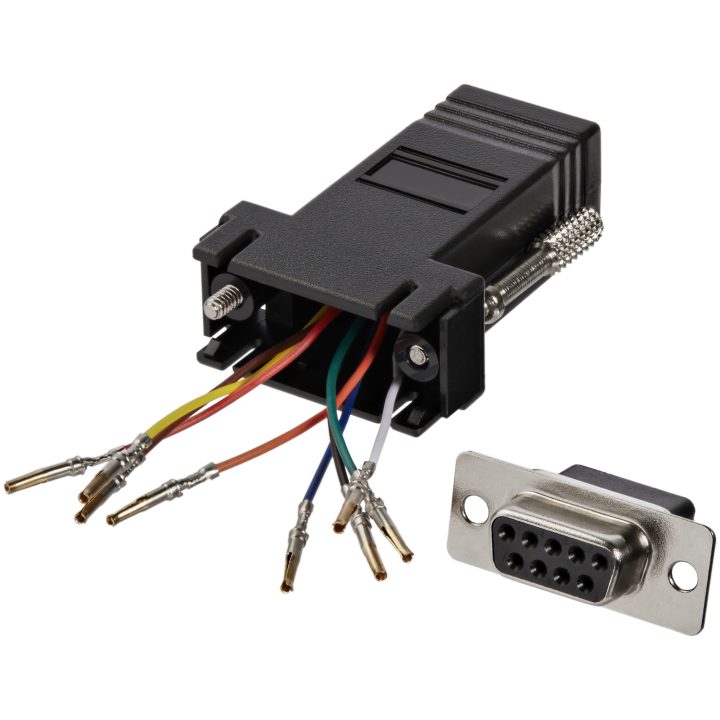 StarTech.com Modular DB9 Serial to RJ45 Female to Female Adapter