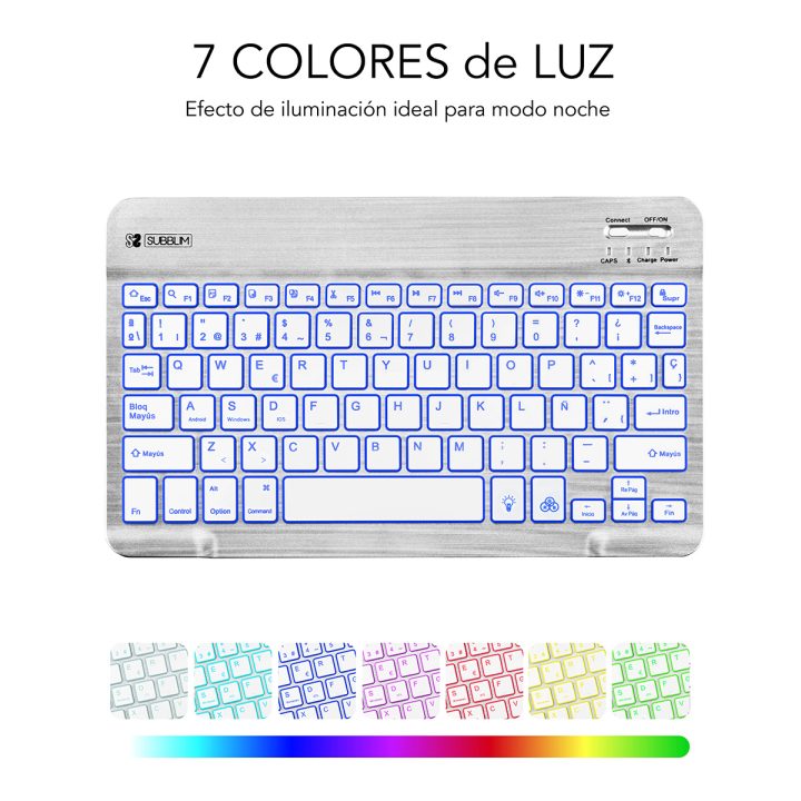 Subblim sub-kbt-SMBL30 Wireless Tablet Keyboard