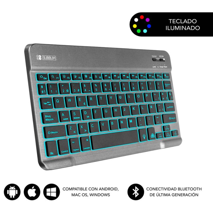 Subblim sub-kbt-SMBL31 Wireless Tablet Keyboard