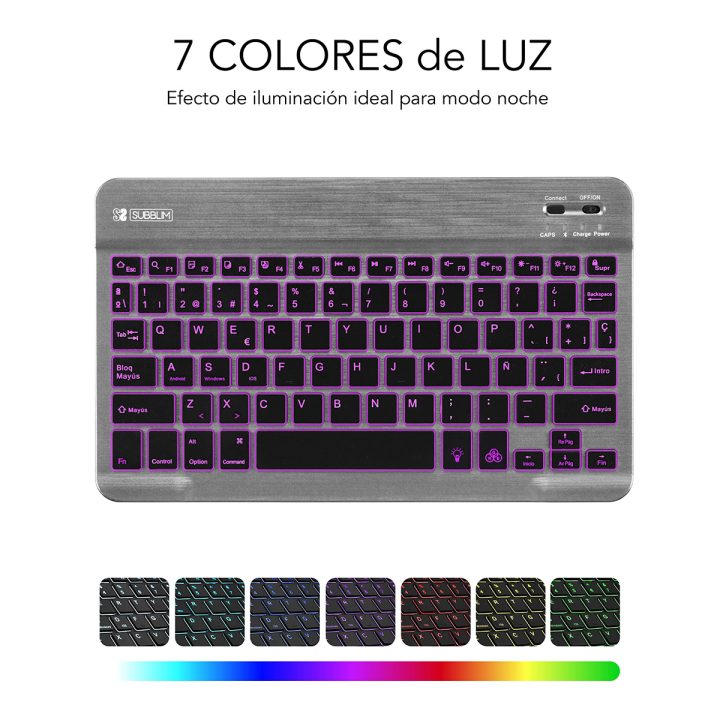 Teclado tablet Subblim sub-kbt-SMBL31 inalambrico