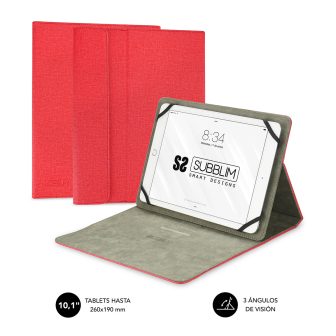 Capa Subblim clever para suporte de tablet 10,1 polegadas vermelho…