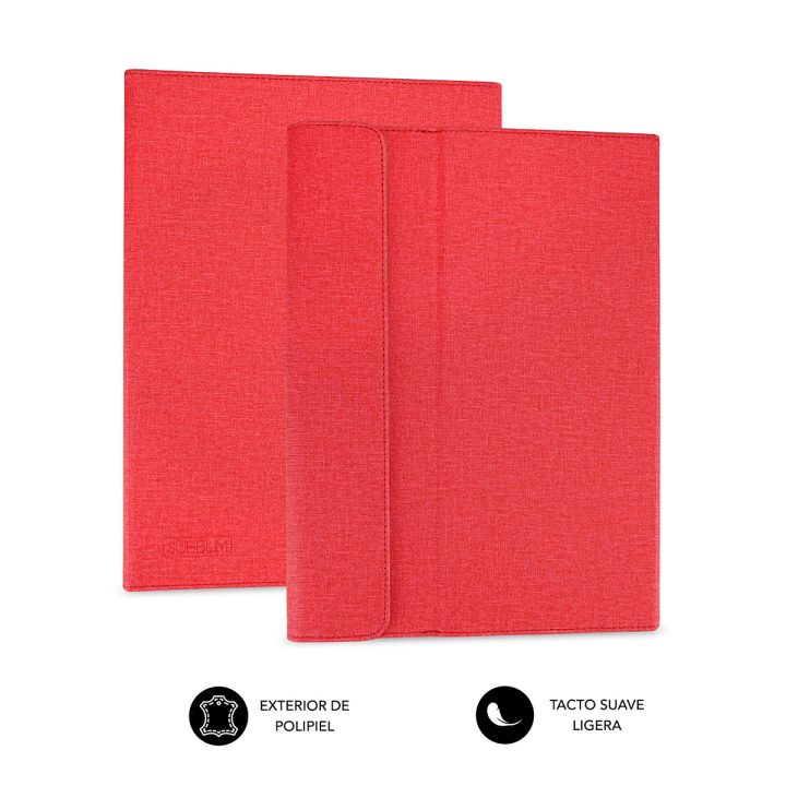 Subblim clever stand tablet case 10.1 inch red (SUB-CUT-1CT002)