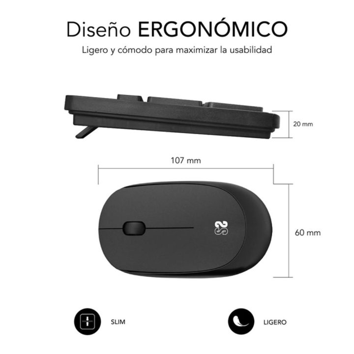 Teclado + rato Subblim subkbc-CSSW10 sem fios