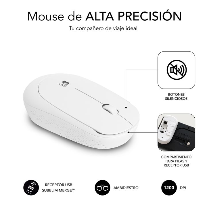 Teclado + rato Subblim subkbc-CSSW11 sem fios