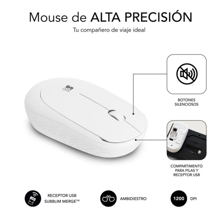 Teclado + raton Subblim subkbc-CSSW11 inalambrico