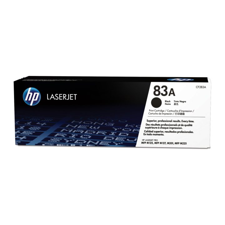 HP Cartucho de tóner original LaserJet 83A preto