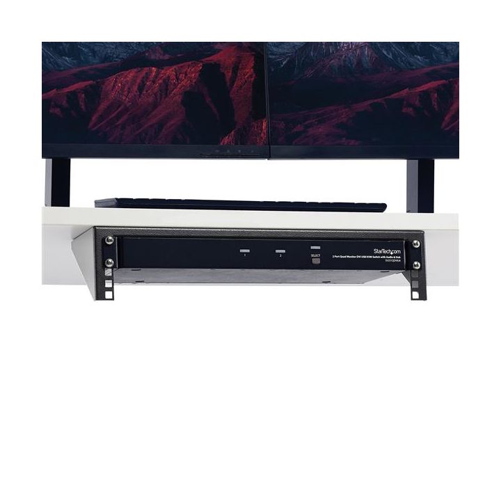 StarTech.com 2U Vertical Wall Mount Bracket for Patch Panel - Steel -…