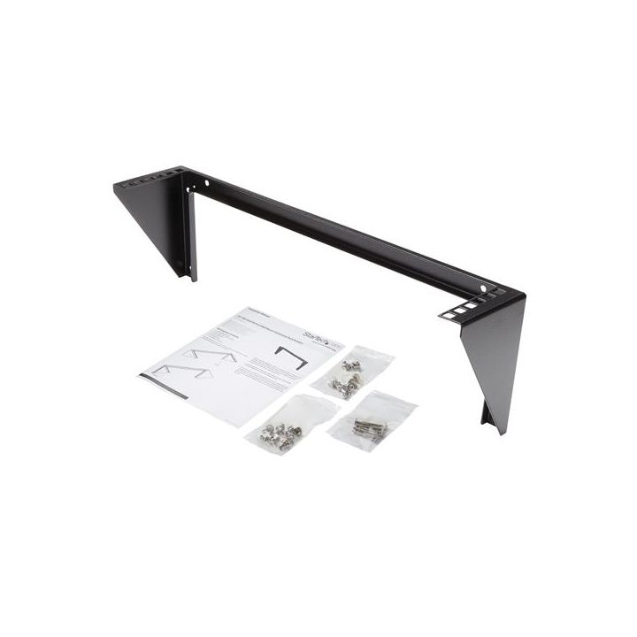 StarTech.com 2U Vertical Wall Mount Bracket for Patch Panel - Steel -…