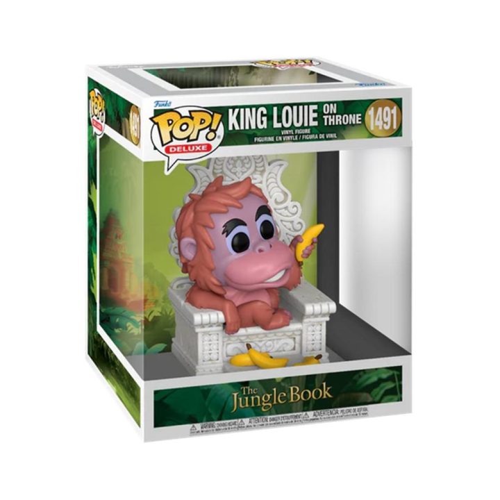 Funko Pop! Disney – Rei Louie no Trono de O Livro da Selva