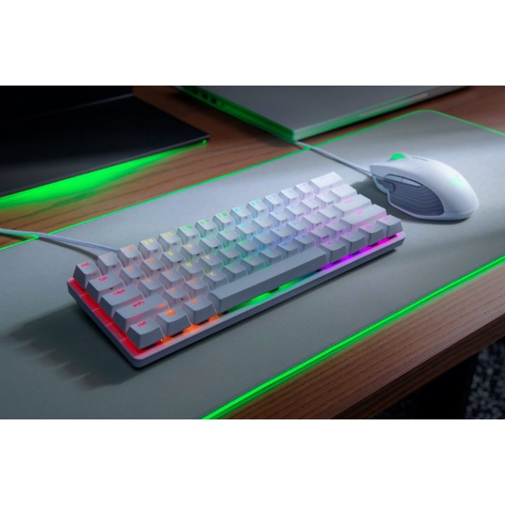 Teclado Razer Huntsman Mini USB QWERTY Internacional dos EUA Branco…