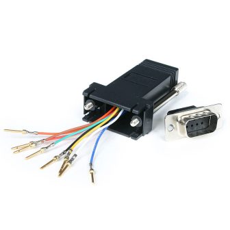 StarTech.com Adaptador Conversor Modular Serie de DB9 a RJ45 - Macho…