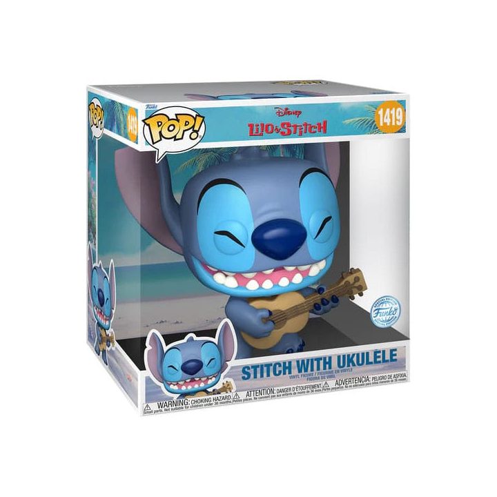 Funko Pop! Jumbo Stitch W-Ukelele