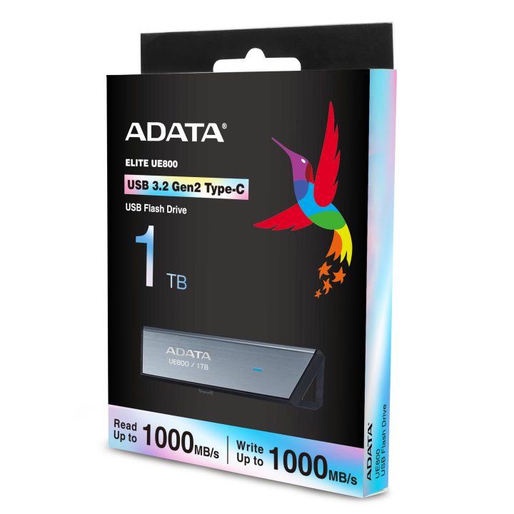 ADATA UE800 unidad flash USB 512 GB USB Tipo C 3.2 Gen 2 (3.1 Gen 2)…