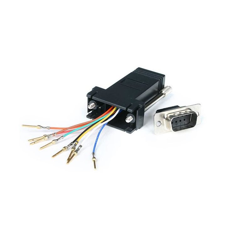 StarTech.com Adaptador Conversor Modular Série de DB9 para RJ45 -…