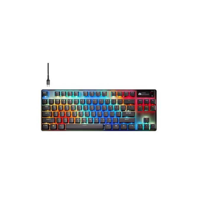 Steelseries APEX PRO TKL GEN 3 teclado Juego USB Inglés de EE. UU…