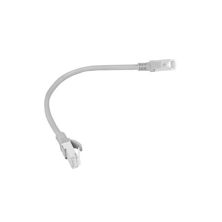 Cable red Lanberg latiguillo cat.6 UTP 0.25m gris fluke passed…