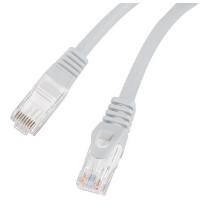 Lanberg Cat.6 UTP LSZH Copper Patch Cable 1m Gray Fluke Passed…