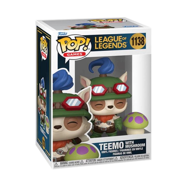 Funko Pop! & Buddy League of Legends Teemo with Mushroom